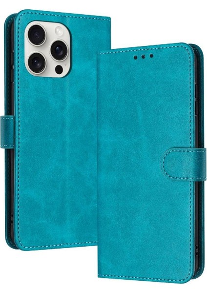 Toka ile IPhone 14 Pro Max Kickstand Için Flip Case Pu Deri ile (Yurt Dışından)