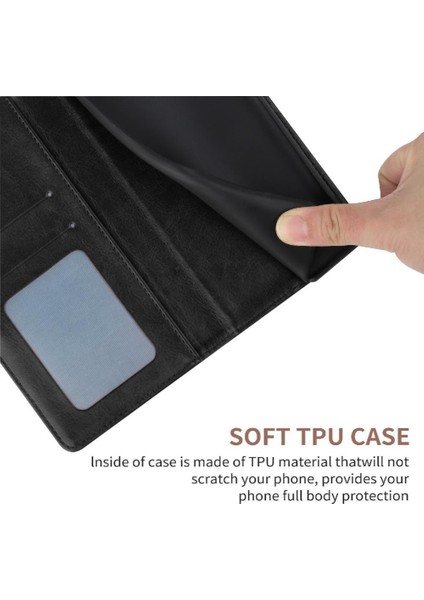 Sony Xperia 10 Vı Için Flip Case Deri Cüzdan Kapak Çevirin Kitap Katlanır Tpu (Yurt Dışından)