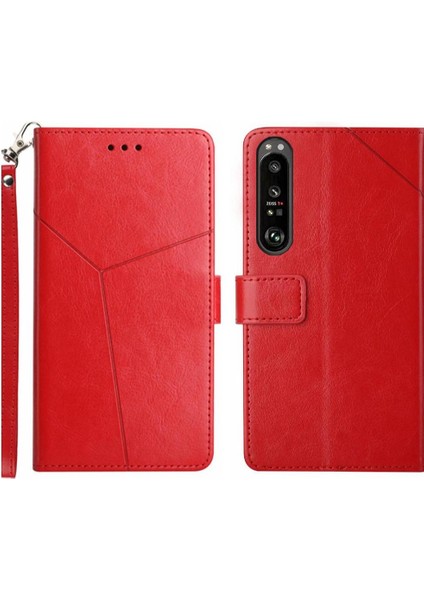 Sony Xperia 1 Vı Için Flip Case Deri Cüzdan Darbeye Tpu Kabuk Çevirme (Yurt Dışından)