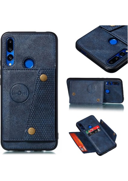 Huawei Y9 Başbakan 2019 Buit Için Cüzdan Kılıf Demir Darbeye Koruyucu (Yurt Dışından)