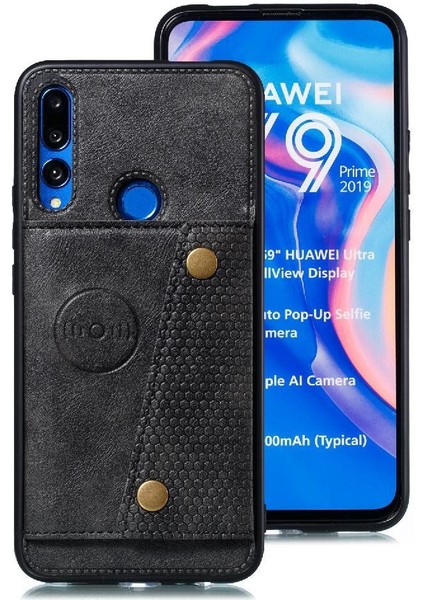 Huawei Y9 Başbakan 2019 Buit Için Cüzdan Kılıf Demir Darbeye Koruyucu (Yurt Dışından)