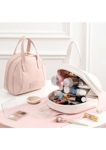 Büyük Kapasiteli Seyahat Su Geçirmez Taşınabilir Makyaj Çantası, Dıştan Dışa Kozmetik Saklama Çantası (Yurt Dışından) fiyatları