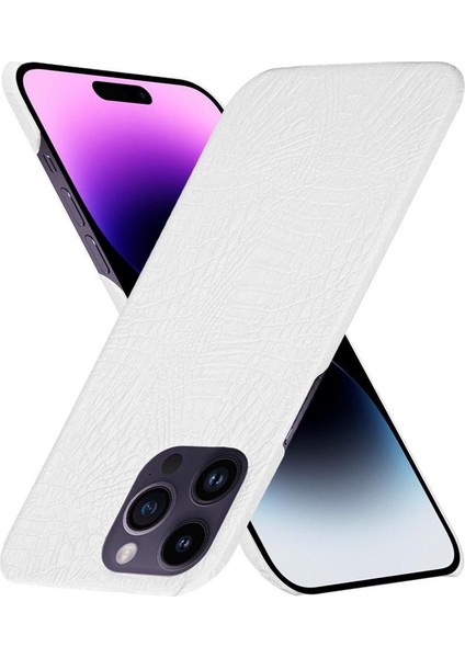 Şık Klasik Kılıf IPhone 14 Pro Max Klasik Timsah Moda Kapak (Yurt Dışından)