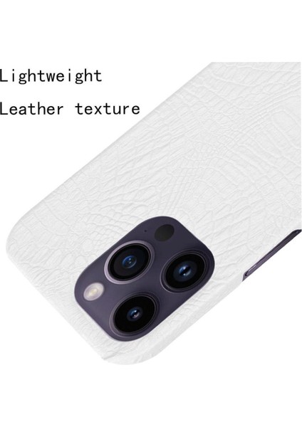 Şık Klasik Kılıf IPhone 14 Pro Max Klasik Timsah Moda Kapak (Yurt Dışından)