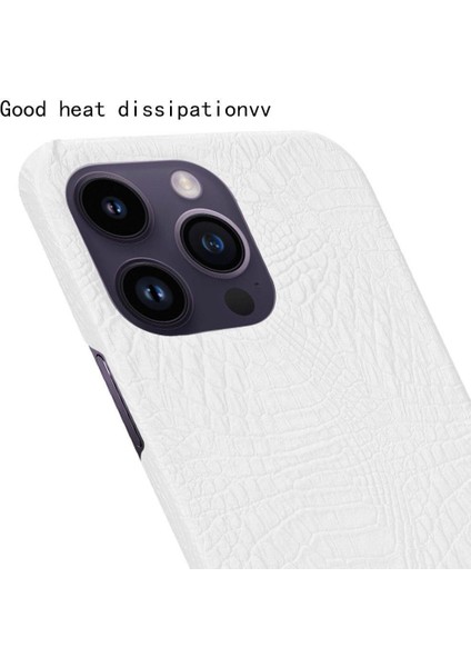 Şık Klasik Kılıf IPhone 14 Pro Max Klasik Timsah Moda Kapak (Yurt Dışından)