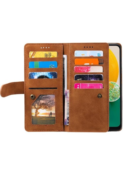 Samsung Galaxy A34 5g 9 Kart Yuvaları Pu Deri Cüzdan Için Flip Case (Yurt Dışından) indirimleri