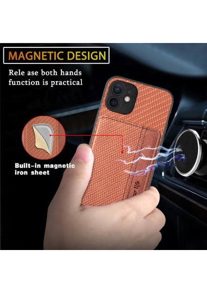 IPhone 11 Için Kılıf Komple Kamera Güvenlik Manyetik Kart Tutucu Rfıd Standı (Yurt Dışından) indirimleri