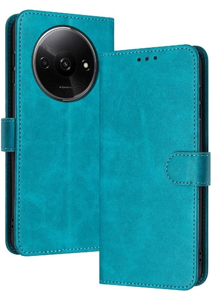 Toka Pu Deri Saf Kart Yuvası ile Xiaomi Redmi A3 Için Flip Case (Yurt Dışından)