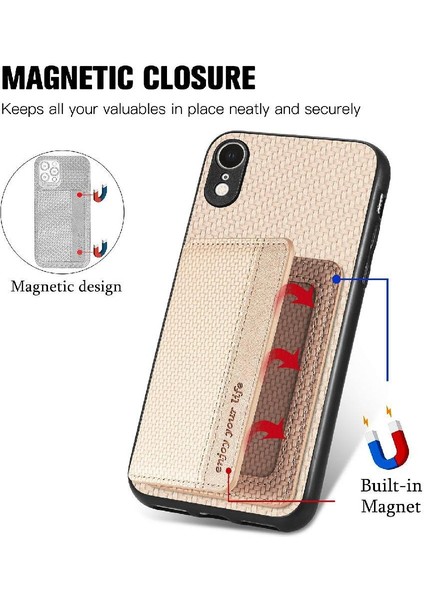 IPhone Xr Manyetik Kart Tutucu Standı Fonksiyonu Rfıd Engelleme (Yurt Dışından) indirimleri