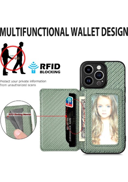 IPhone 14 Için Kılıf Pro Max Rfıd Engelleme Standı Fonksiyonu Komple Kamera (Yurt Dışından)