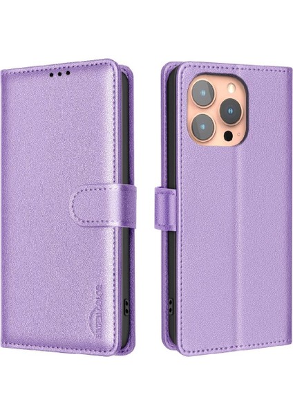 IPhone 15 Için Flip Case Pro Kart Tutucu Kickstand Rfıd Engelleme Manyetik (Yurt Dışından) indirimleri