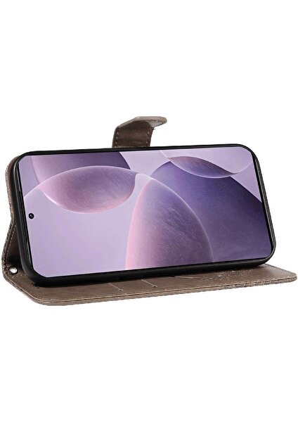 Bdt Shop Kredi Kartı Yuvası ile Xiaomi Poco F6 Pro Için Flip Case Yüksek Kalite El (Yurt Dışından)