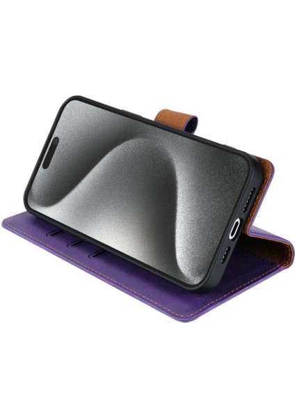 IPhone 15 Için Flip Case Pro Max Manyetik Kapatma Çift Katmanlı Koruma (Yurt Dışından)