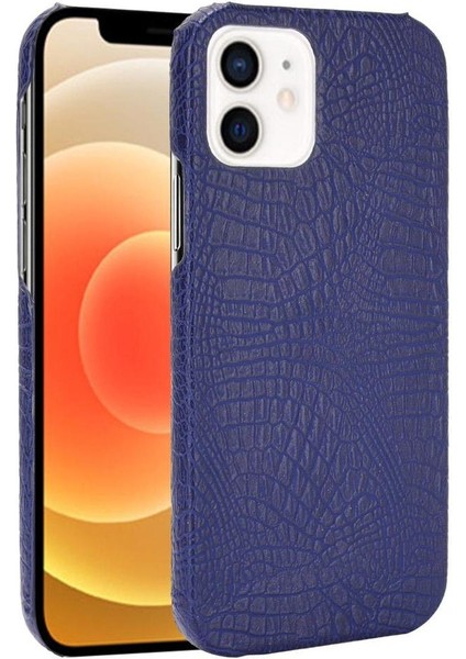 IPhone 12 Mini Uyumluluk Klasik Timsah Için Şık Klasik Kılıf (Yurt Dışından)