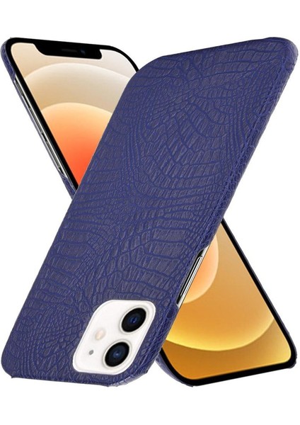 IPhone 12 Mini Uyumluluk Klasik Timsah Için Şık Klasik Kılıf (Yurt Dışından)