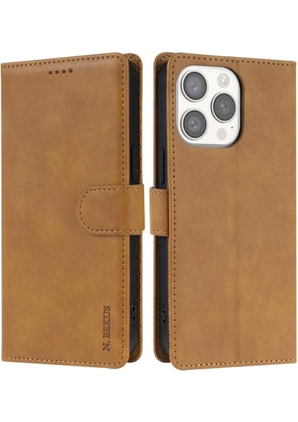 IPhone 12 Için Flip Case Pro Max Manyetik Kapatma Kart Yuvaları Yan Cep (Yurt Dışından)