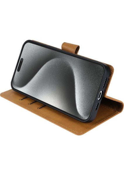 IPhone 12 Için Flip Case Pro Max Manyetik Kapatma Kart Yuvaları Yan Cep (Yurt Dışından)