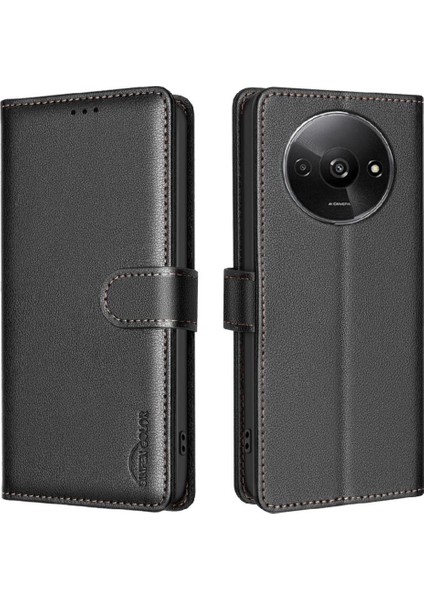 Xiaomi Redmi A3 Cüzdan Rfıd Engelleme Manyetik Pu Deri Için Flip Case (Yurt Dışından) indirimleri