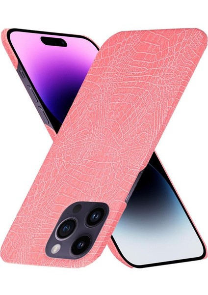 Şık Klasik Kılıf IPhone 14 Pro Max Klasik Timsah Moda Kapak (Yurt Dışından)