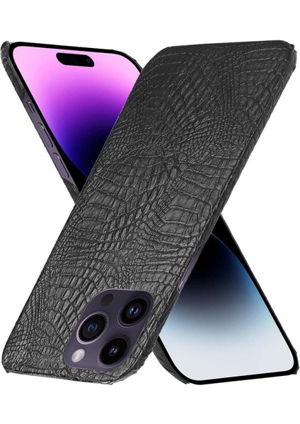 Şık Klasik Kılıf IPhone 14 Pro Max Klasik Timsah Moda Kapak (Yurt Dışından)