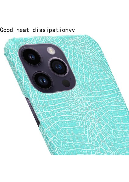 IPhone 14 Pro Uyumluluk Klasik Timsah Için Şık Klasik Kılıf (Yurt Dışından) fiyatları