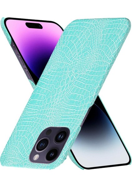 IPhone 14 Pro Uyumluluk Klasik Timsah Için Şık Klasik Kılıf (Yurt Dışından) fırsatları