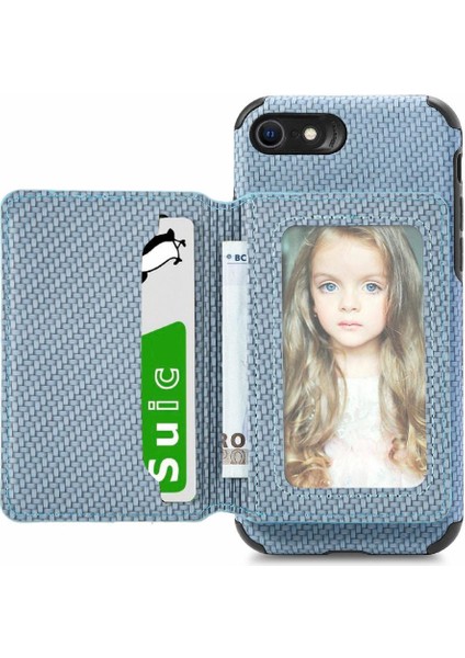 IPhone 7/8 Için Kılıf Rfıd Engelleme Standı Fonksiyonu Komple Kamera Güvenliği (Yurt Dışından)