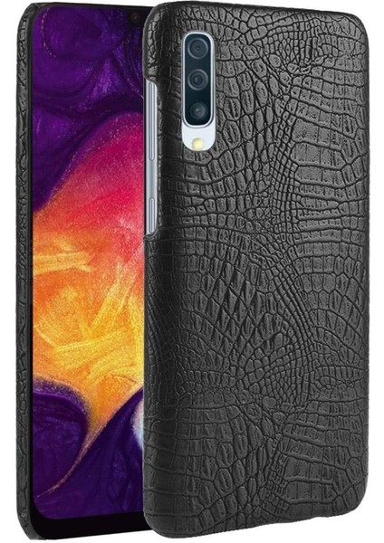 Samsung Galaxy A30S/A50S/A50 Klasik Timsah Için Şık Klasik Kılıf (Yurt Dışından)