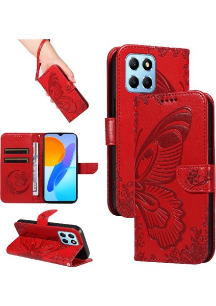 Onur X8 5g Ayrılabilir El Kayışı ile Yüksek Kaliteli Deri Flip Case (Yurt Dışından)