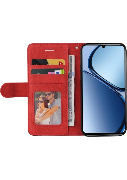 Kart Yuvası Standı Kickstand Koruyucu Flip ile Realme C61 Için Flip Case (Yurt Dışından) fırsatları