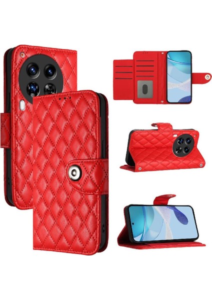 Tecno Camon 30 Premier 5g Kart Tutucu Cüzdan Kapak Bilek Şeridi Için Kılıf (Yurt Dışından)
