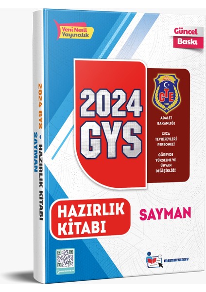 2024 CTE Sayman Memuru GYS 3'lü Set