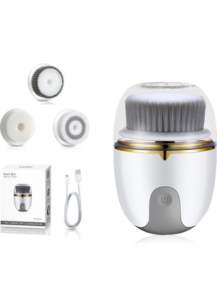 Yüz Fırçası Elektrikli Yüz Temizleme Cihazı Güzellik Enstrümanı Çok Fonksiyonlu Su Geçirmez Derin Temizlik (Yurt Dışından)