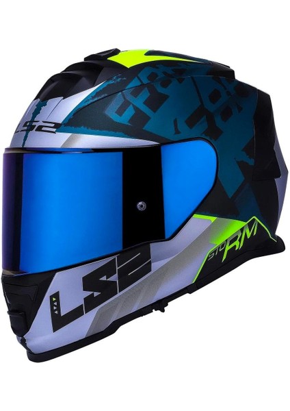 Storm 2 Sprinter Siyah Gri Cobalt Gökkuşağı Vizör + Şeffaf Vizör Hediye modelleri