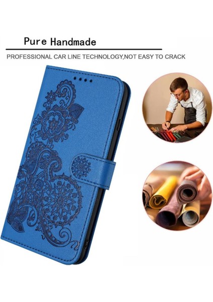 Xiaomi Poco F6 Flip Folio Kitap Pu Deri Manyetik Kapatma Için Flip Case (Yurt Dışından)