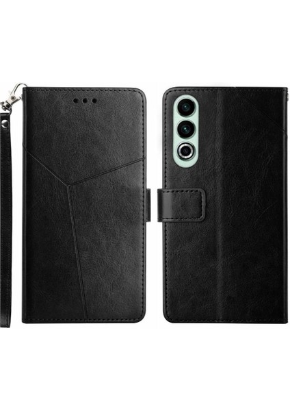 Oneplus Nord Ce4 Deri Cüzdan Kickstand Için Flip Case-Dayanıklı Kapak (Yurt Dışından)