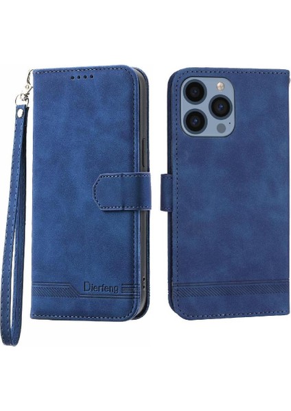 IPhone 14 Pro Nakit Cep Kartı Yuvaları Premium Bileklik Için Flip Case (Yurt Dışından)