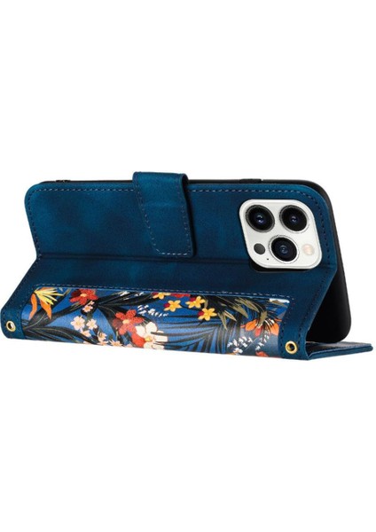 Cüzdan Kılıf IPhone 15 Pro Max Kart Tutucu Anti Scratch Pu Deri (Yurt Dışından)