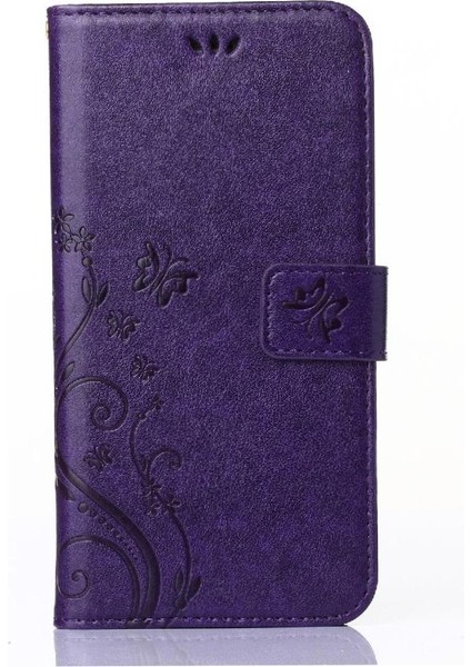 IPhone 6 Için Filp Durumda Artı Pu Deri Kart Tutucu Kickstand Manyetik (Yurt Dışından)