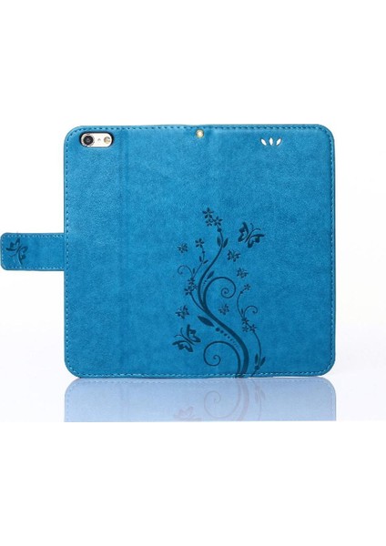 IPhone 6 Için Filp Durumda Artı Pu Deri Kart Tutucu Kickstand Manyetik (Yurt Dışından)