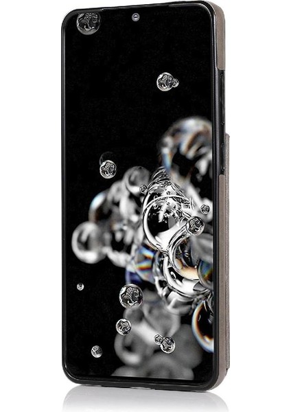Samsung Galaxy S20 Ultra Desen Çiçek Için Kart Tutucu Kılıf ile Cüzdan (Yurt Dışından)