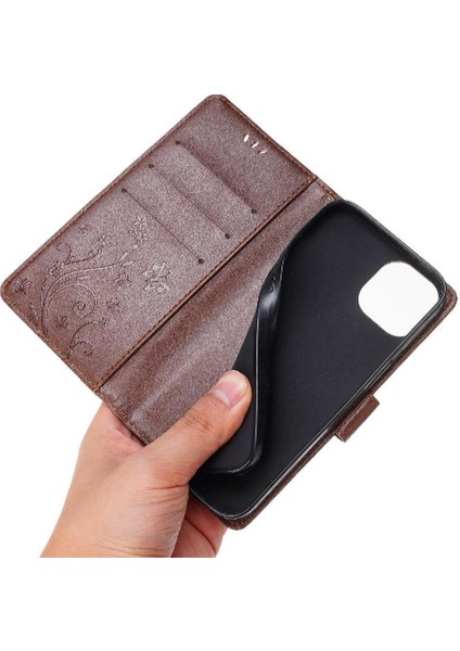 IPhone 13 Için Filp Durumda Bilek Kayışı Kart Tutucu Pu Deri Kickstand (Yurt Dışından) fiyatları