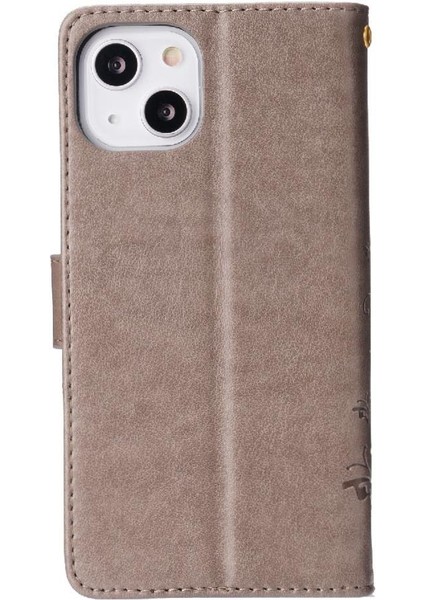 IPhone 15 Için Pu Deri Kickstand Durumda Kart Tutucu Manyetik Kapatma (Yurt Dışından) fırsatları