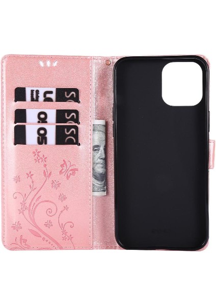 IPhone 14 Için Filp Durumda Manyetik Kapatma Kart Tutucu Pu Deri Bilek (Yurt Dışından) fırsatları