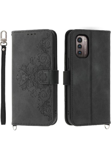 Nokia G21 Çoklu Kredi Kartı Yuvaları Için Flip Case Darbeye Bileklik (Yurt Dışından) modelleri