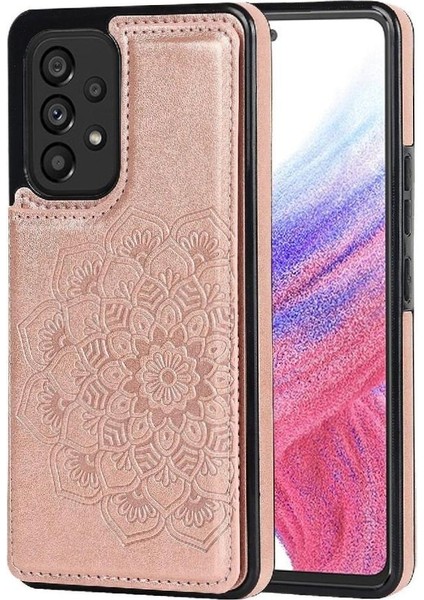 Samsung Galaxy Için Kart Tutucu Kılıf ile Cüzdan A53 5g Kabartmalı Mandala Pu (Yurt Dışından) indirimleri