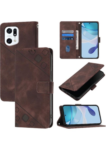 Oppo Bulmak Için Kılıf X5 Pro Cüzdan Kapak Çevirin Manyetik Deri Kart Tutucu (Yurt Dışından)