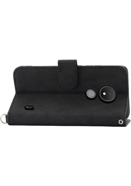 Nokia C21 Kabartmalı Darbeye Bileklik Çoklu Kredi Kartı Için Flip Case (Yurt Dışından) modelleri