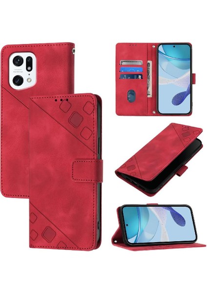 Oppo Bulmak Için Kılıf X5 Kart Tutucu Manyetik Deri Cüzdan Kapak Çevirin (Yurt Dışından)