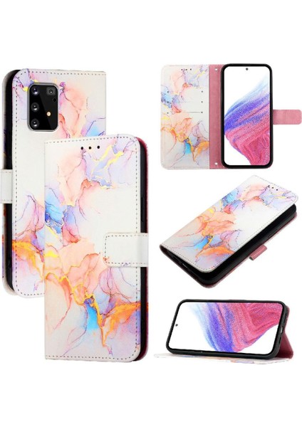 Samsung Galaxy A91 Cüzdan Pu Deri Kickstand Mermer Desen (Yurt Dışından) indirimleri